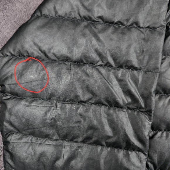 Patagonia Down Sweater Jacket Mens Small Black Full Zip Insulated Puffer - Picture 3 of 14